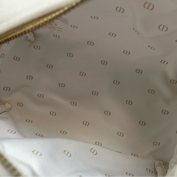 Authentic Dior White and Gold Cosmetic Bag. New. Comes with box. - Picture 8 of 8